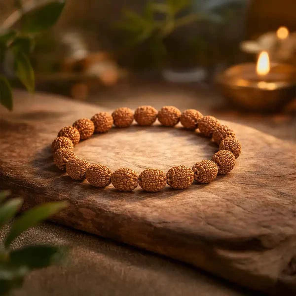 5 Mukhi Rudraksha Bracelet (Adjustable)